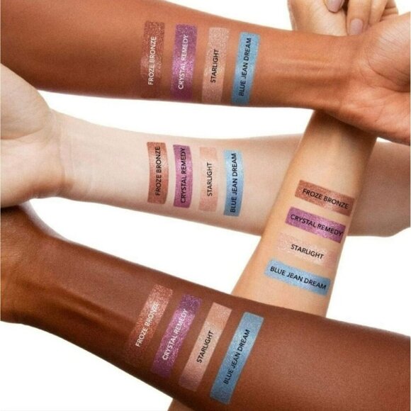 Haus Labs Glam Attack crystal remedy shimmer mauve pink liquid eyeshadow NIB - Picture 2 of 5